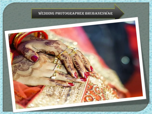Wedding photographer In Bhubaneswar