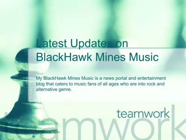 Latest Updates on BlackHawk Mines Music on Storify