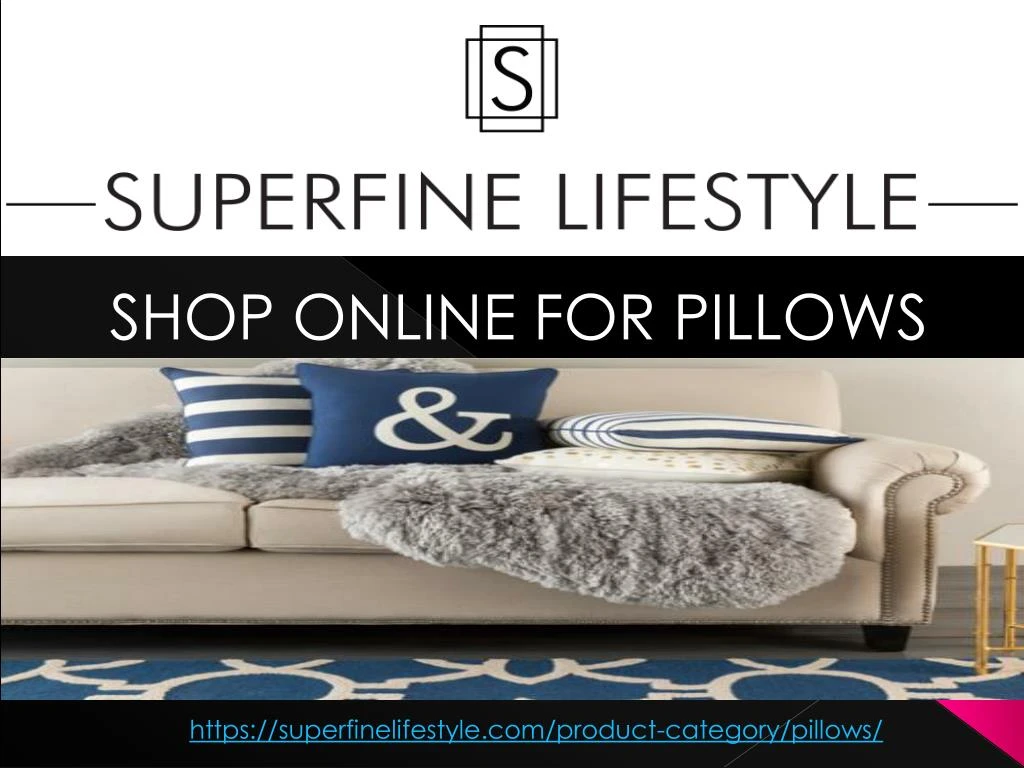 shop online for pillows
