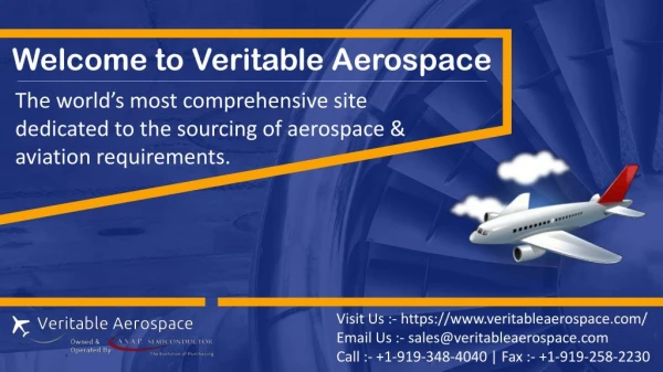 Veritable Aerospace â€“ A complete sourcing platform for all need about aerospace industry.