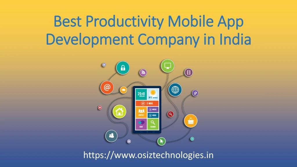 best productivity mobile app development company in india