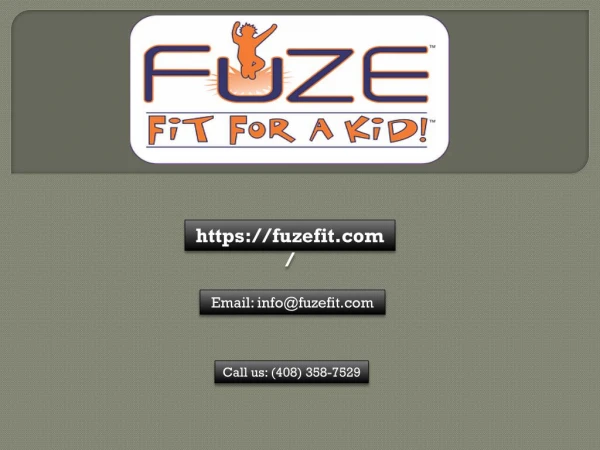 Fuzefit - Kids Fitness & Art Program in San Jose