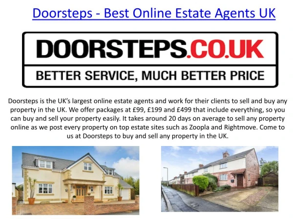 Best Online Estate Agents UK
