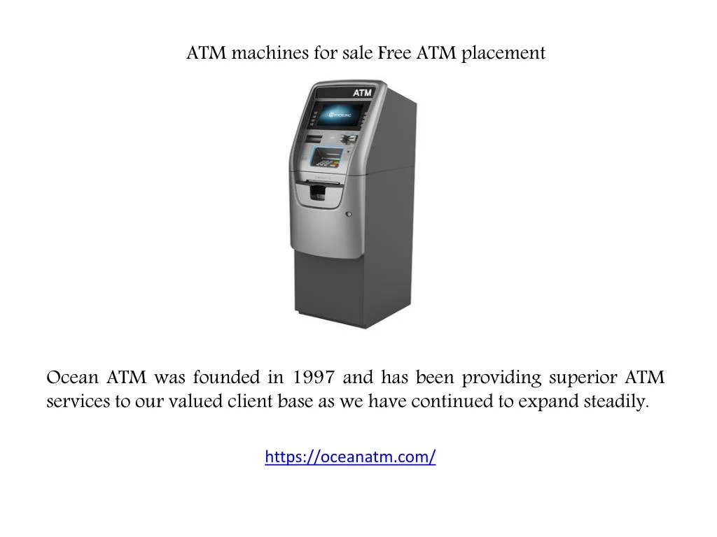 atm machines for sale free atm placement