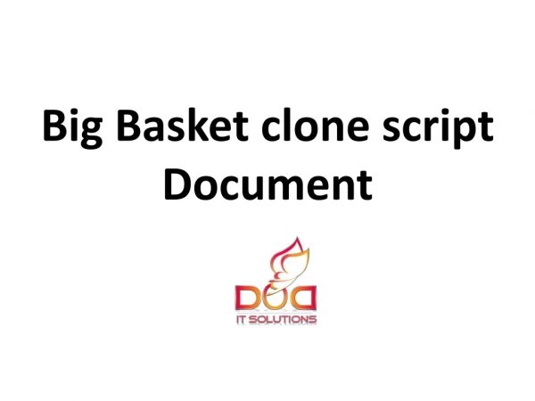 Big Basket Clone Script
