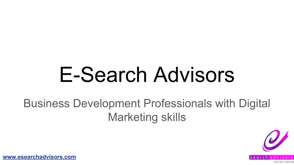 e search advisors