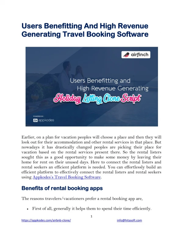 Car rental script With Features Identical To Airbnb App | Airfinch