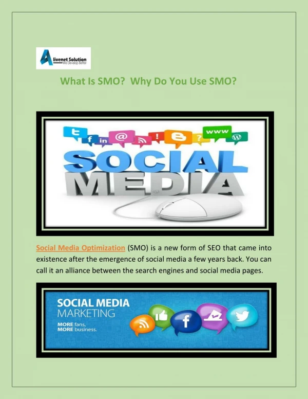 What Is SMO? Why Do You Use SMO?