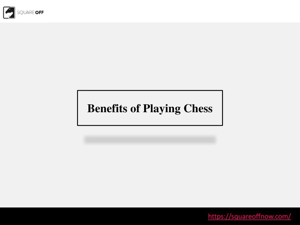 benefits of playing chess