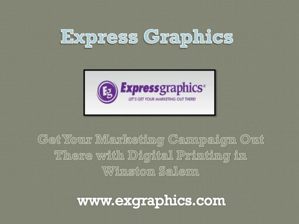 Get Your Marketing Campaign Out There with Digital Printing in Winston Salem