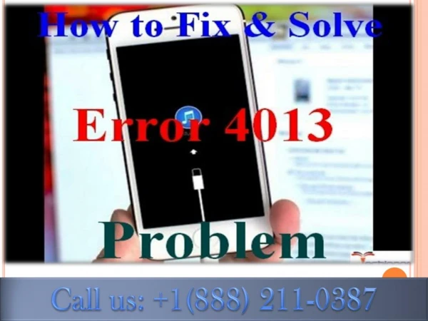 how to fix apple error code 4013