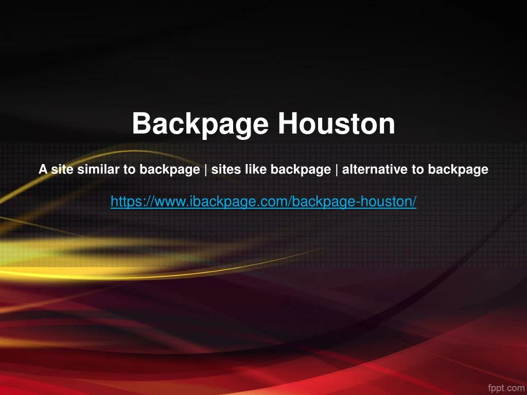 backpage houston