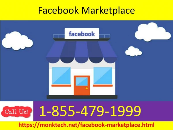 Promote your local business and be the king of the market through 1-855-479-1999 Facebook marketplace