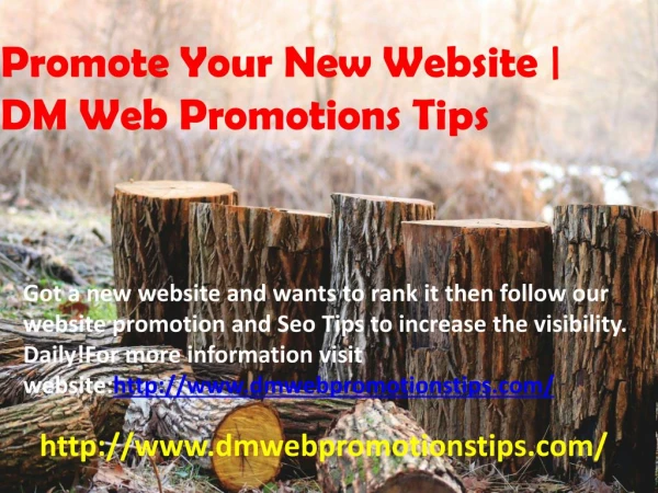 got a new website and wants to rank it then
