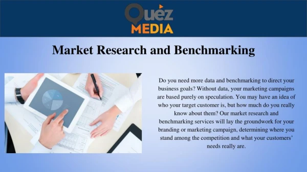 Market Research and Benchmarking In Ohio | Quez Media Marketing