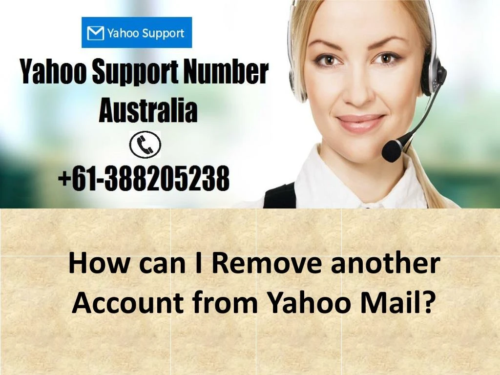 how can i remove another account from yahoo mail