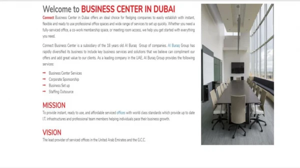 Business Center in Dubai