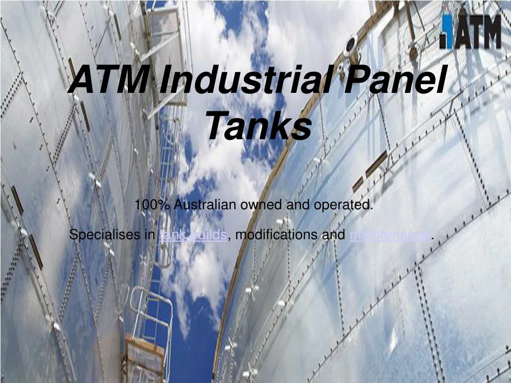 atm industrial panel tanks