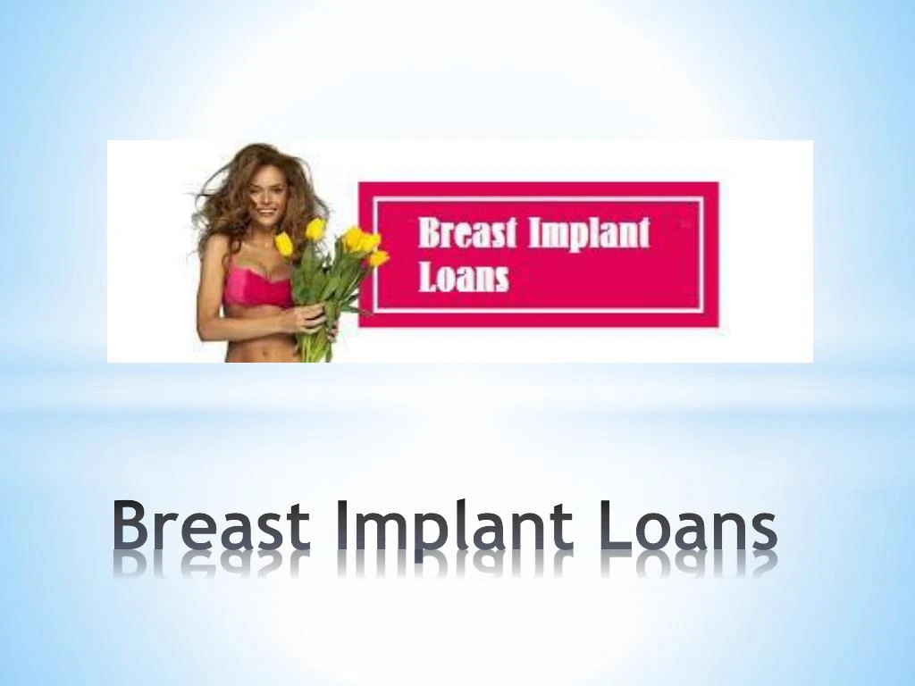 breast implant loans