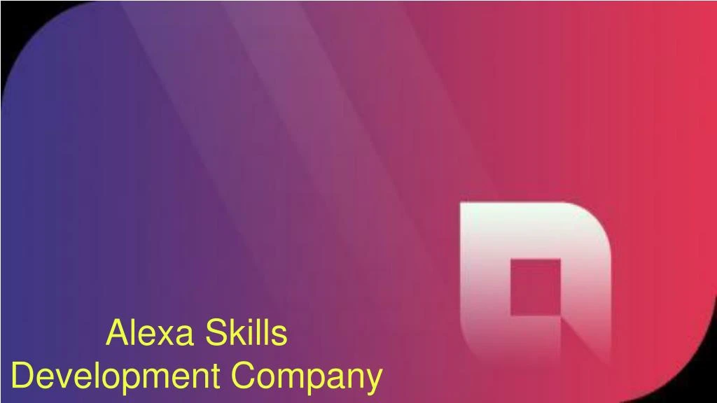 alexa skills development company