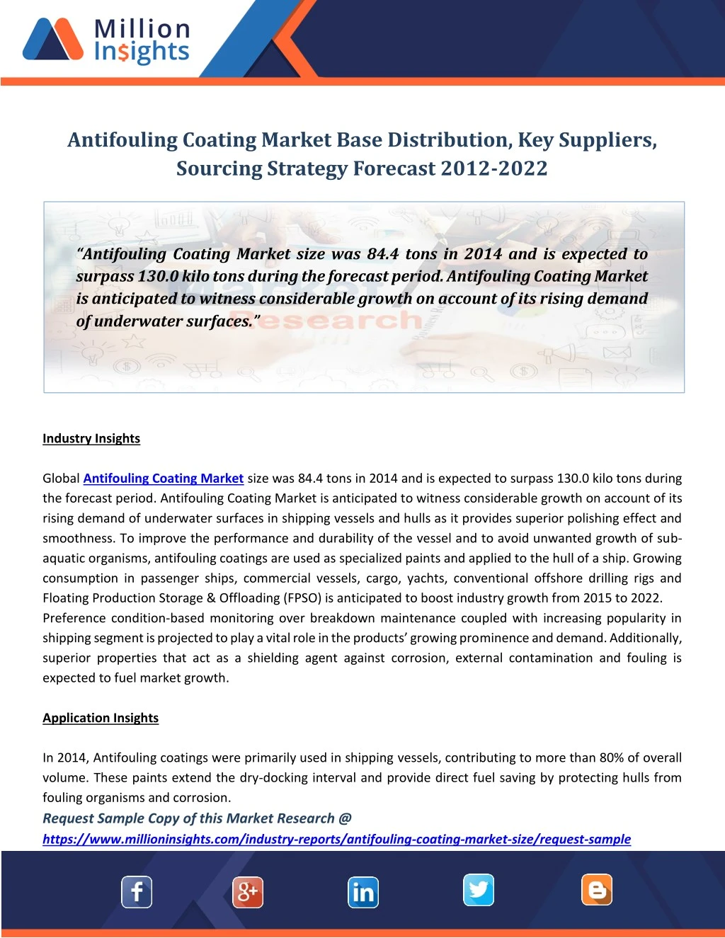 antifouling coating market base distribution