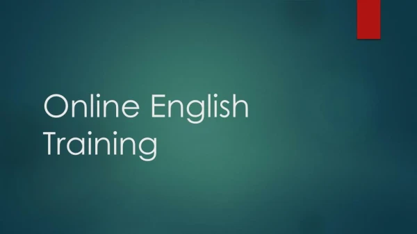 Online English Program