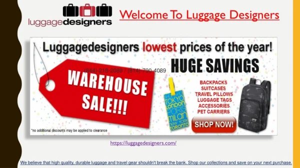 Buy Luggage and Quality Suitcases Online