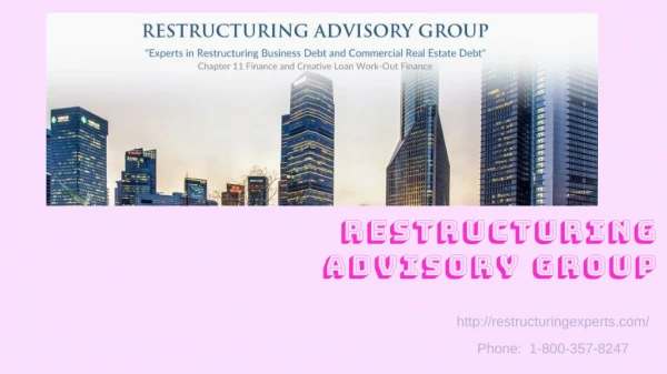 Chapter 11 Consultant | Restructuring Advisory Group