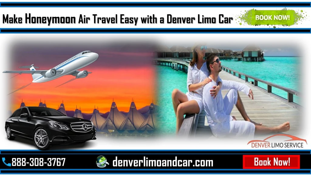 make honeymoon air travel easy with a denver limo