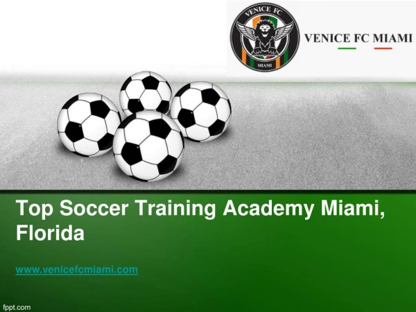 Top Soccer Training Academy Miami, Florida - www.venicefcmiami.com