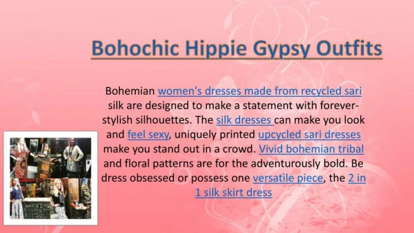 Bohochic Hippie Gypsy Outfits