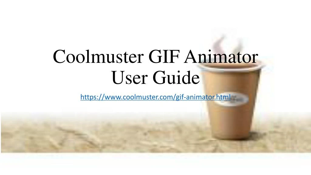 coolmuster gif animator user guide