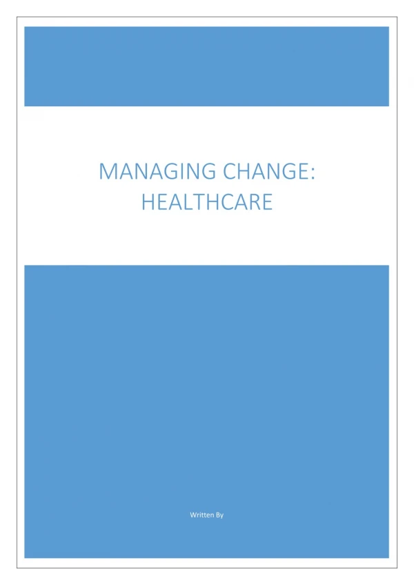 Importance of Change Management | EssayCorp