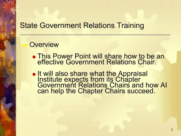 State Government Relations