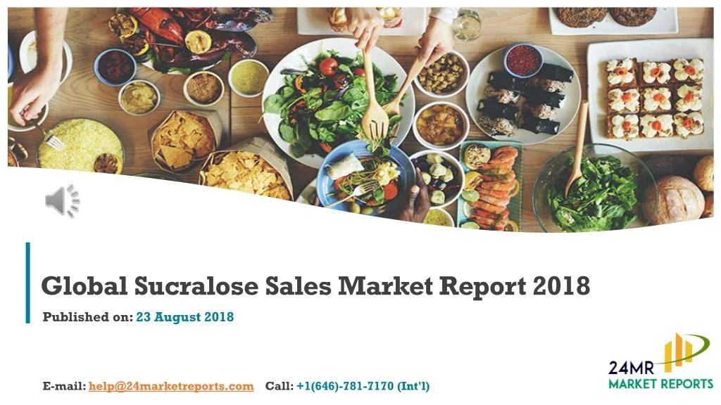 global sucralose sales market report 2018