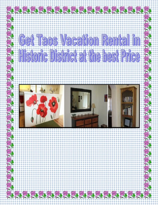Low-estimated Taos Vacation Rental in Historic District