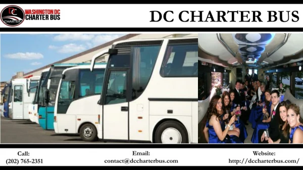 High-End Destination Wedding Facilitation in DC via Charter Bus