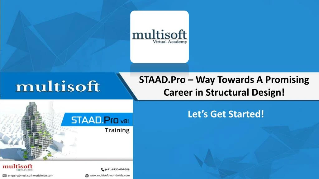 staad pro way towards a promising career in structural design