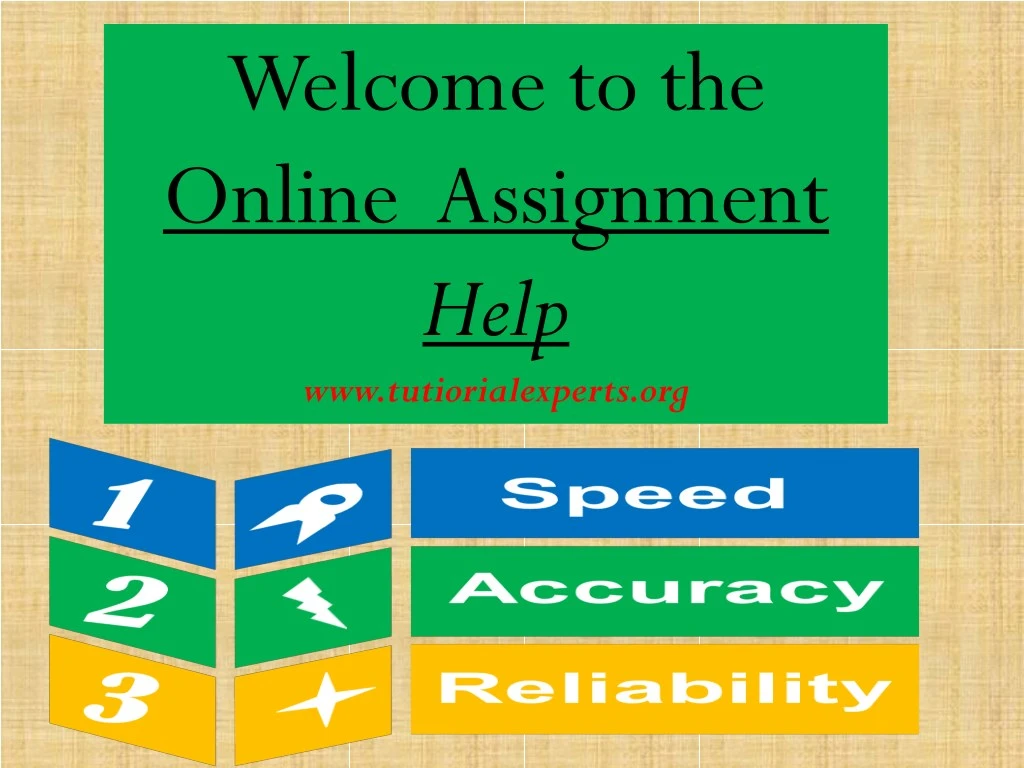 welcome to the online assignment help