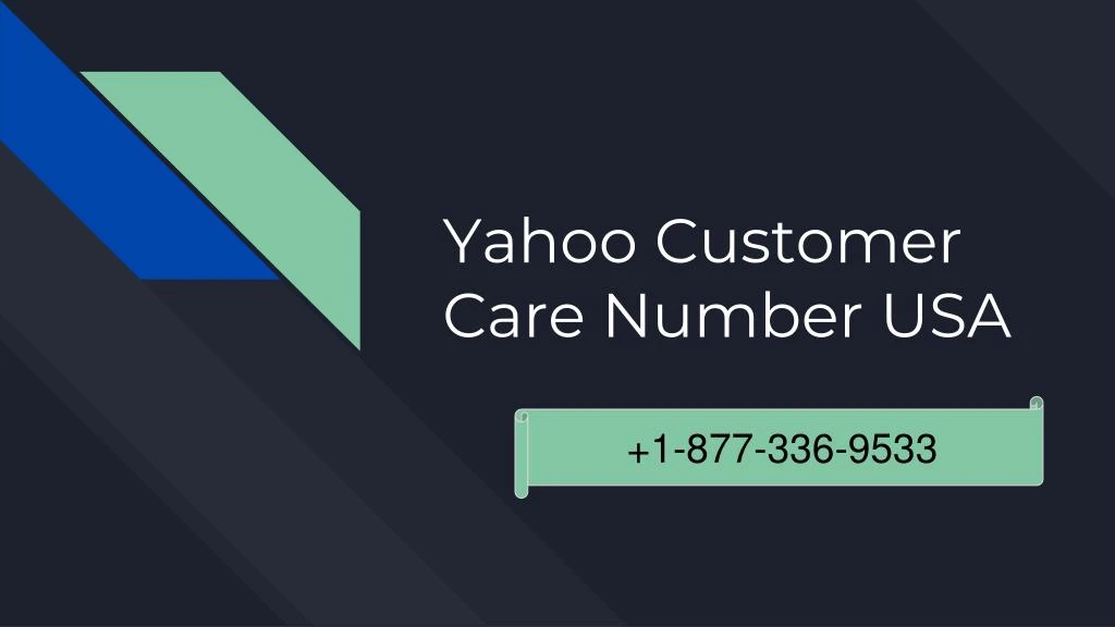 yahoo customer care number usa