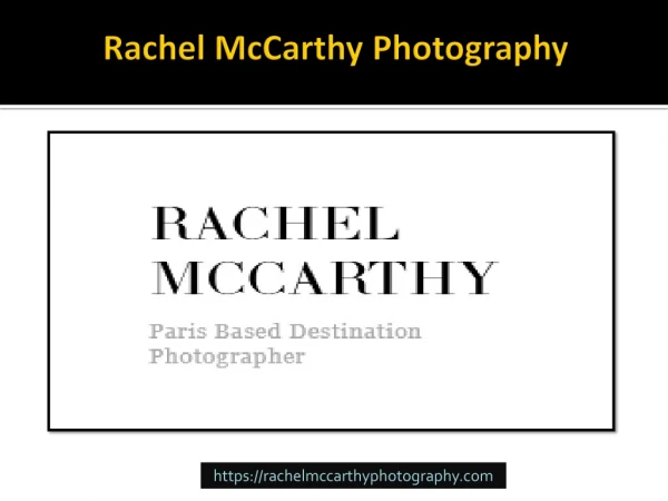 Rachel McCarthy Photography