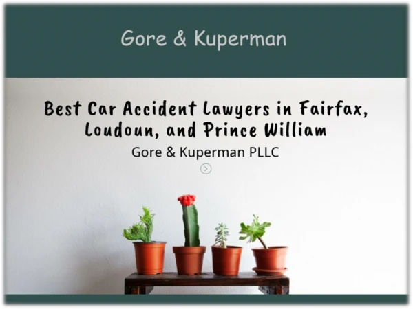 Auto Accident Attorney Fairfax VA