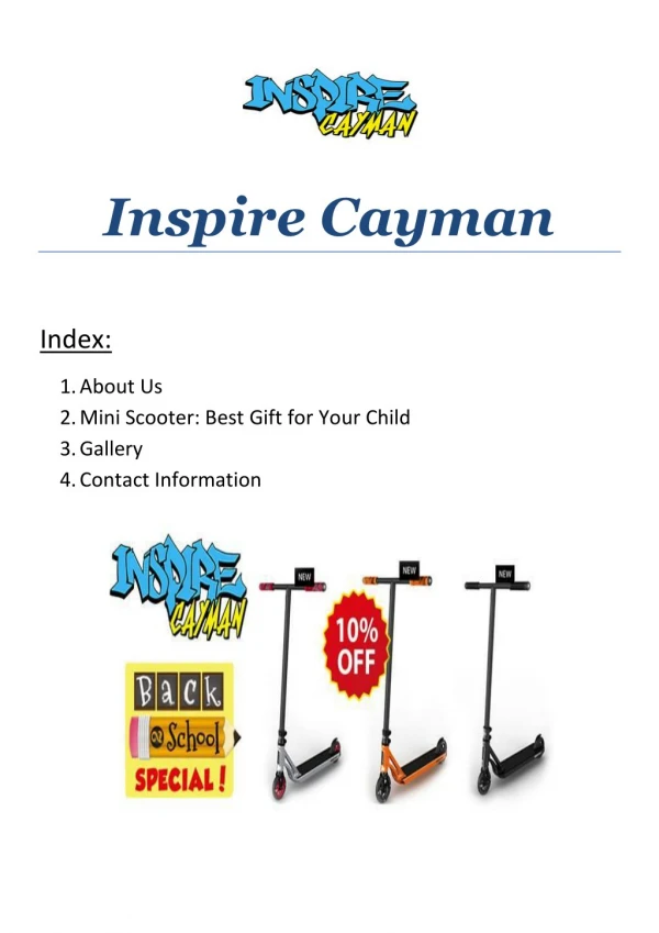 Inspire Cayman - Havoc Pro Scooter