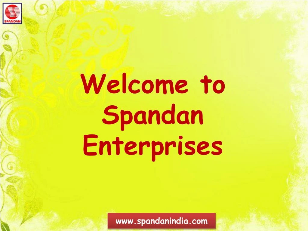 welcome to spandan enterprises