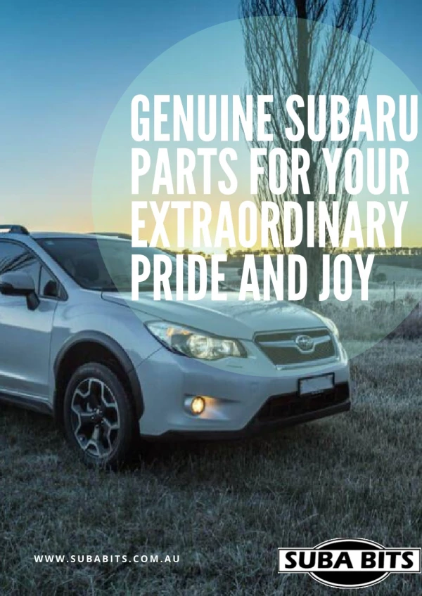 Subaru Car Parts in Melbourne