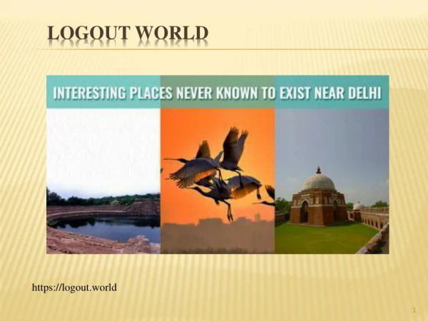 Interesting Places never known to exist near Delhi | Logout World