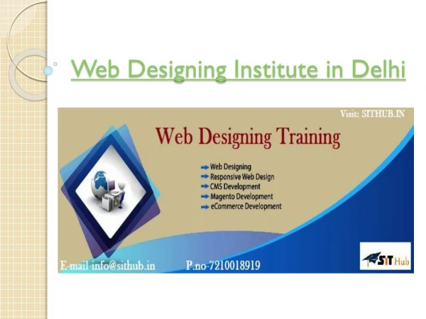 Web Designing Intitute