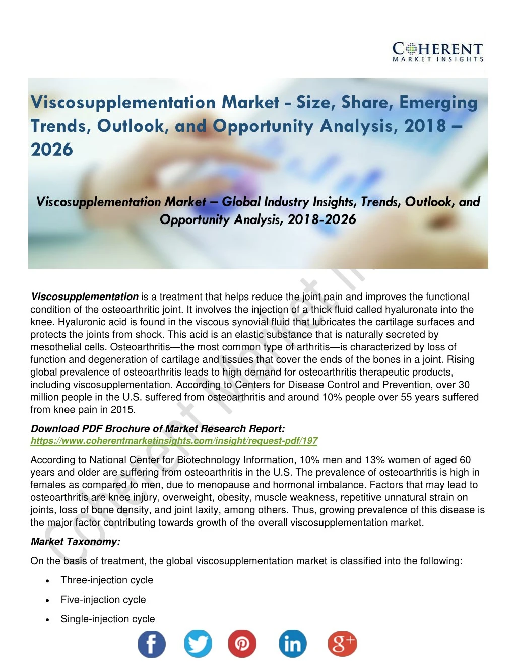 viscosupplementation market size share emerging