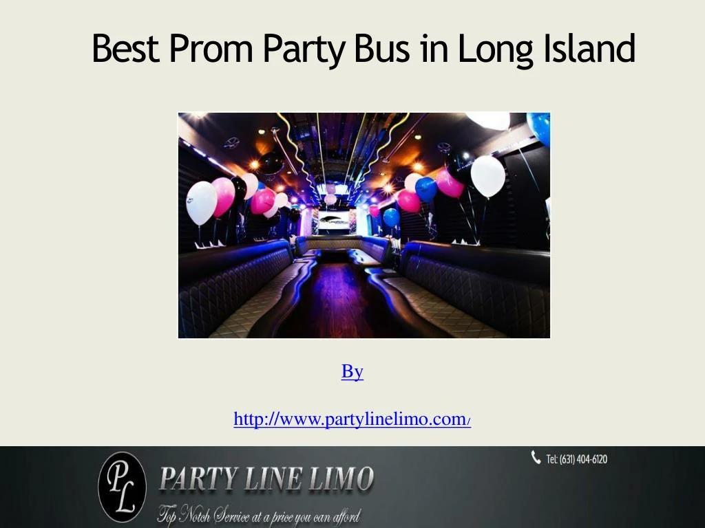 best prom party bus in long island