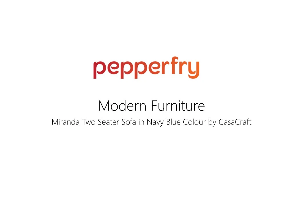 modern furniture miranda two seater sofa in navy